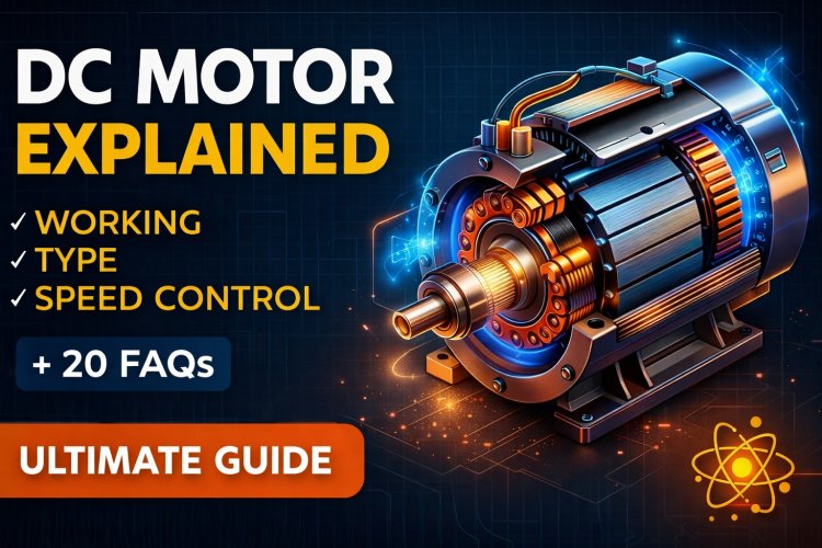 DC Motor Explained: Working Principle, Types, Speed Control & 20 FAQs (2026 Guide)